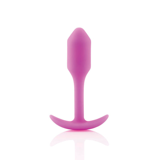 B-Vibe Snug Plug 1 (S) - Fuchsia Intimates Adult Boutique