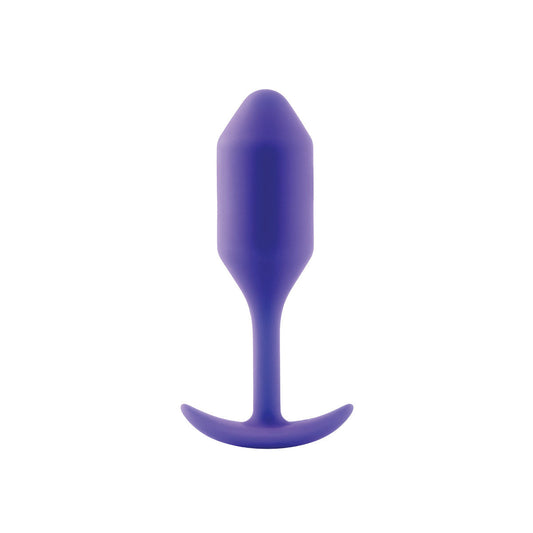 B-Vibe Snug Plug 2 (M) - Purple Intimates Adult Boutique