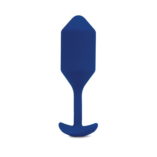 B-Vibe Vibrating Snug Plug 4 (XL) - Navy Intimates Adult Boutique