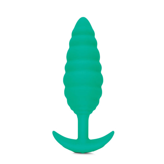 B-Vibe Texture Plug Twist Green (Large) Intimates Adult Boutique