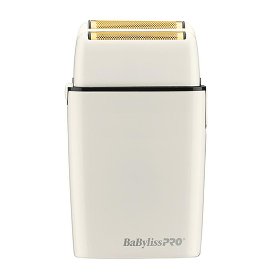 BabylissPro FoilFX02 Cordless Rechargeable Metal Double Foil Shaver White