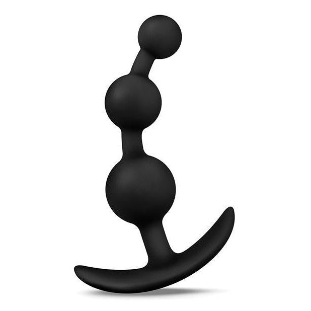 Anal Adventures Platinum Small Anal Beads Black