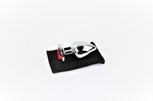XXL Stainless Steel Jeweled Butt Plug